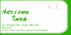 adrienn knop business card